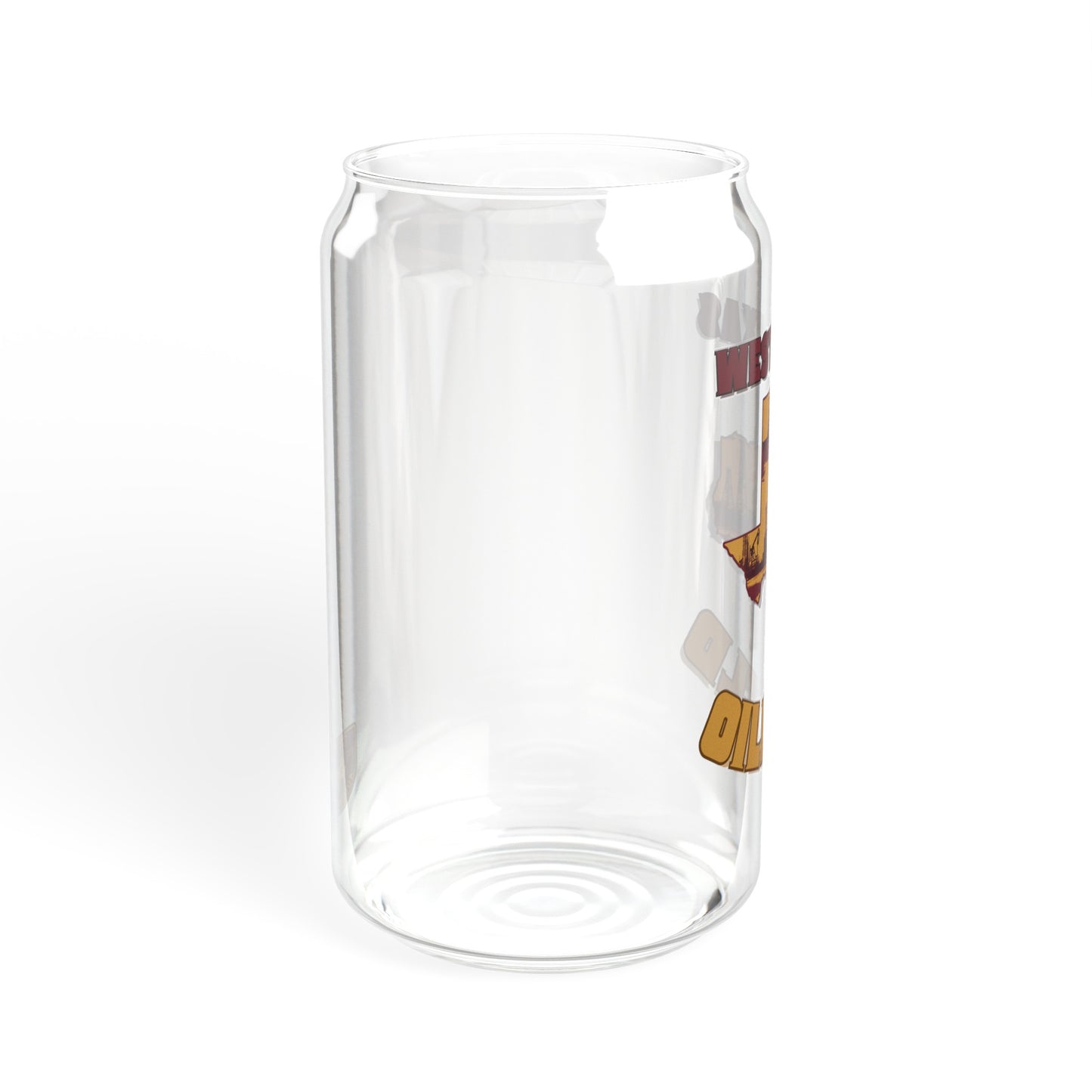 West Texas Oilfield GTG Can Glass, 16oz
