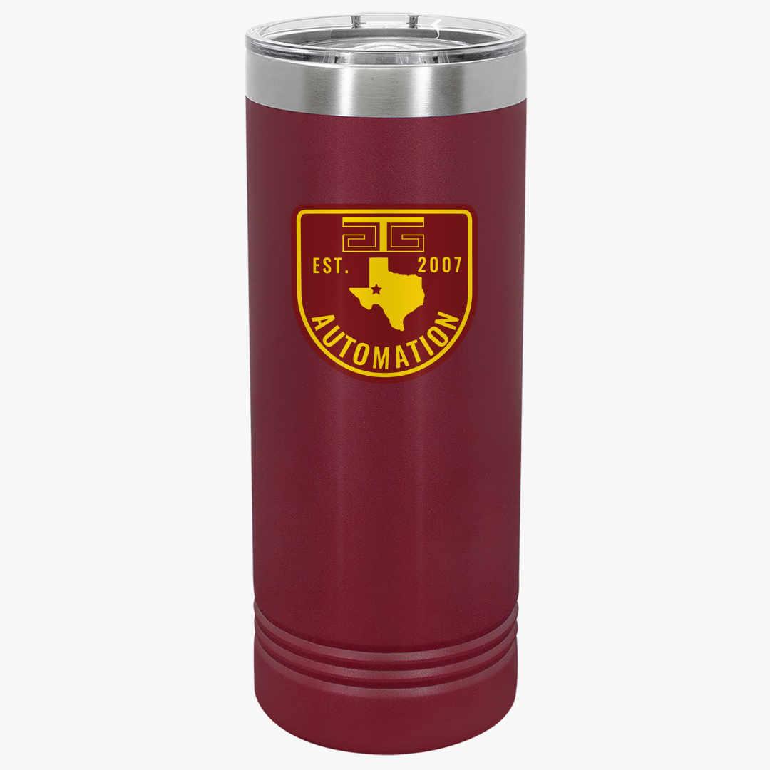 GTG Badge Logo Skinny Tumbler, 22oz