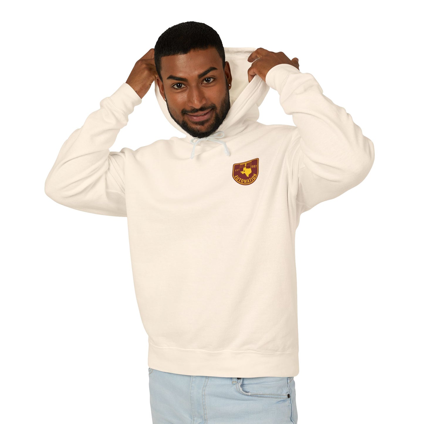 GTG Badge Logo Unisex Lightweight Hooded Sweatshirt