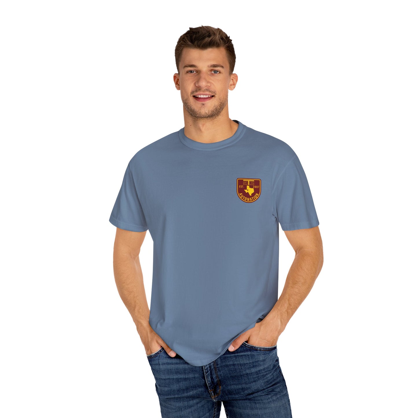 GTG Badge Logo Unisex Garment-Dyed T-shirt to match with Unisex Garment-Dyed Lightweight Fleece Sweatpants
