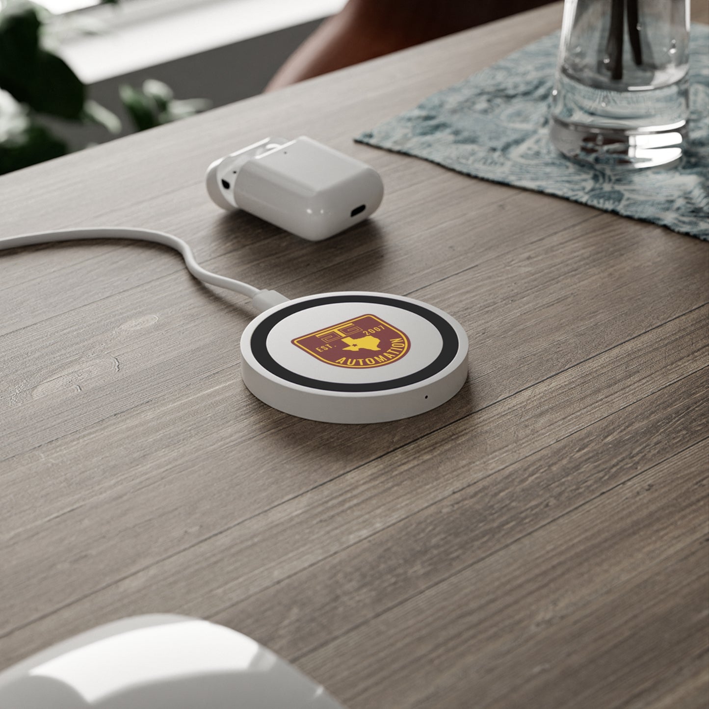 GTG Badge Logo Quake Wireless Charging Pad