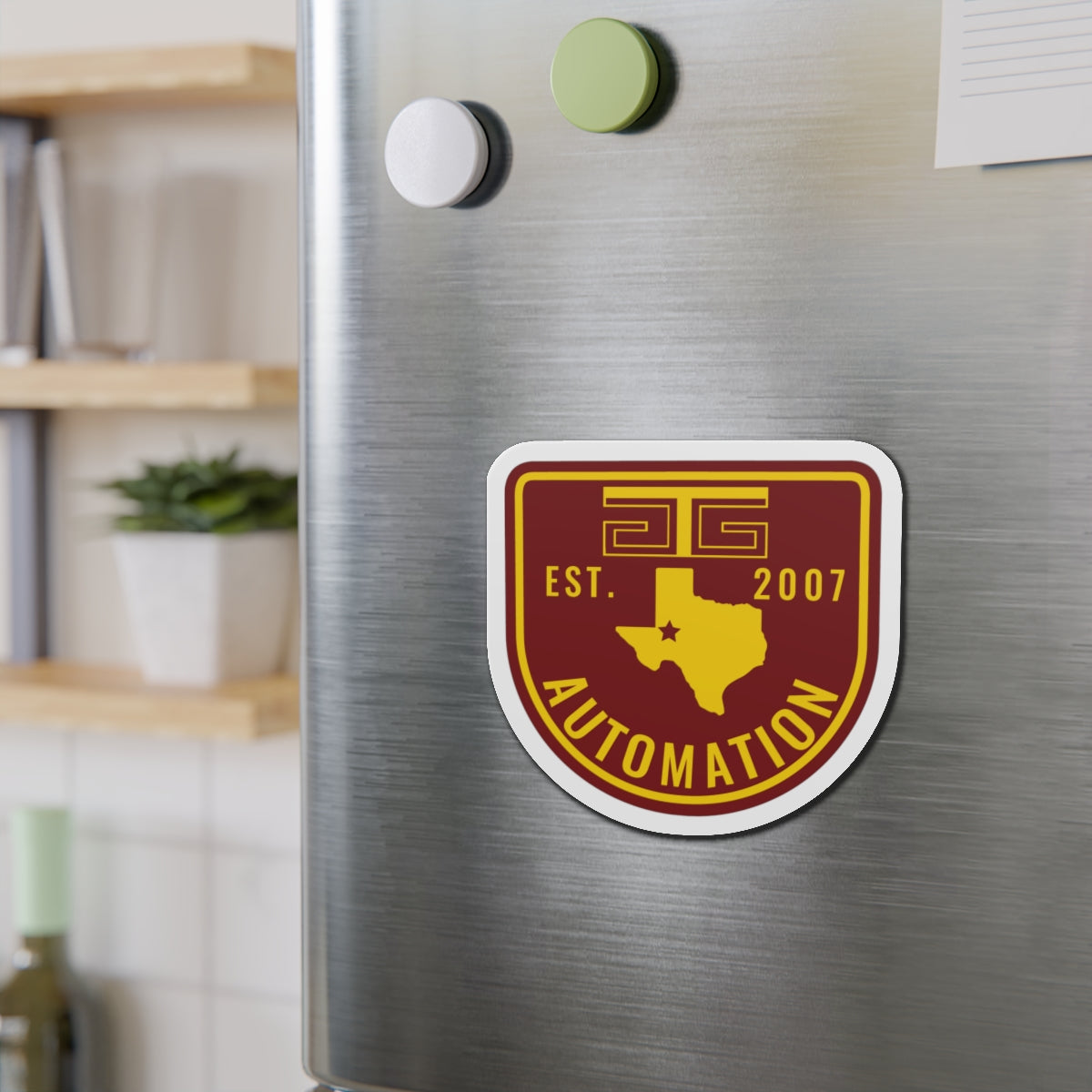 GTG Badge Die-Cut Magnets