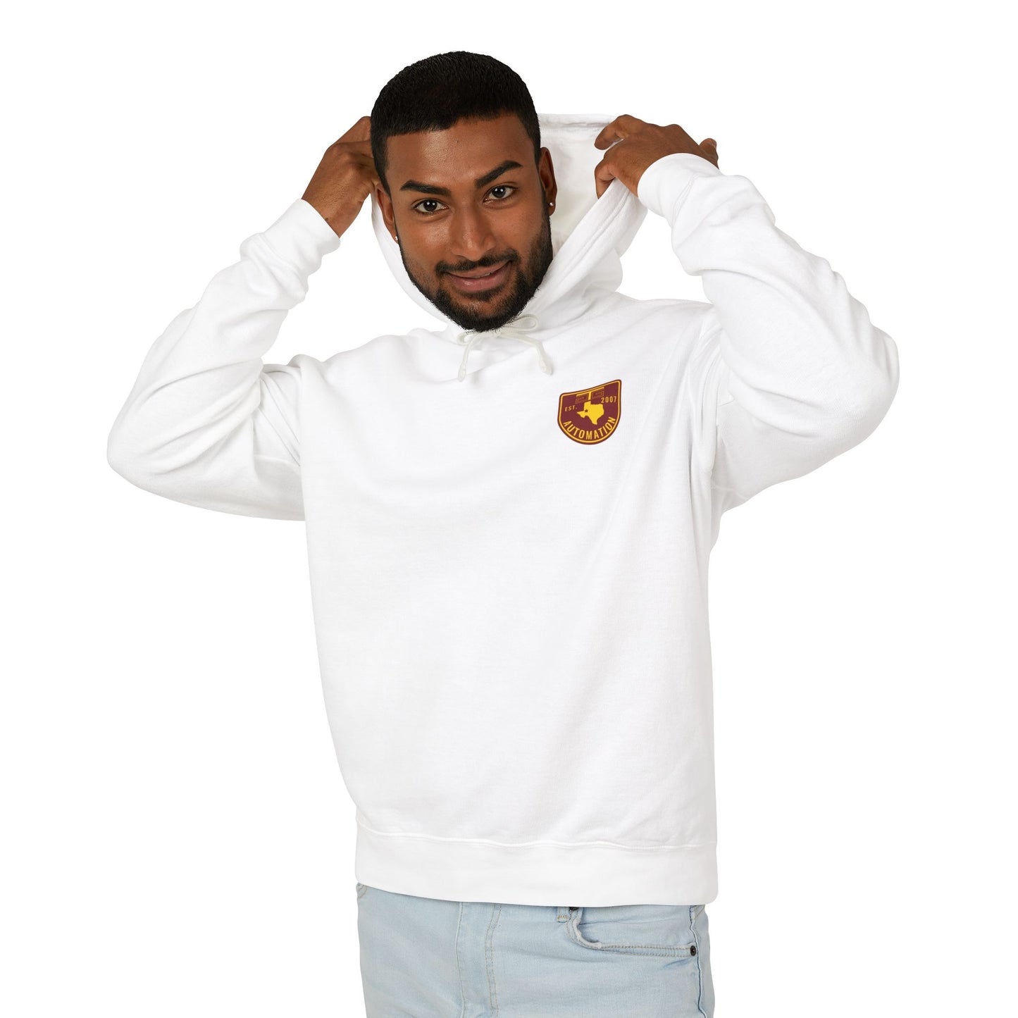 GTG Badge Logo Unisex Lightweight Hooded Sweatshirt