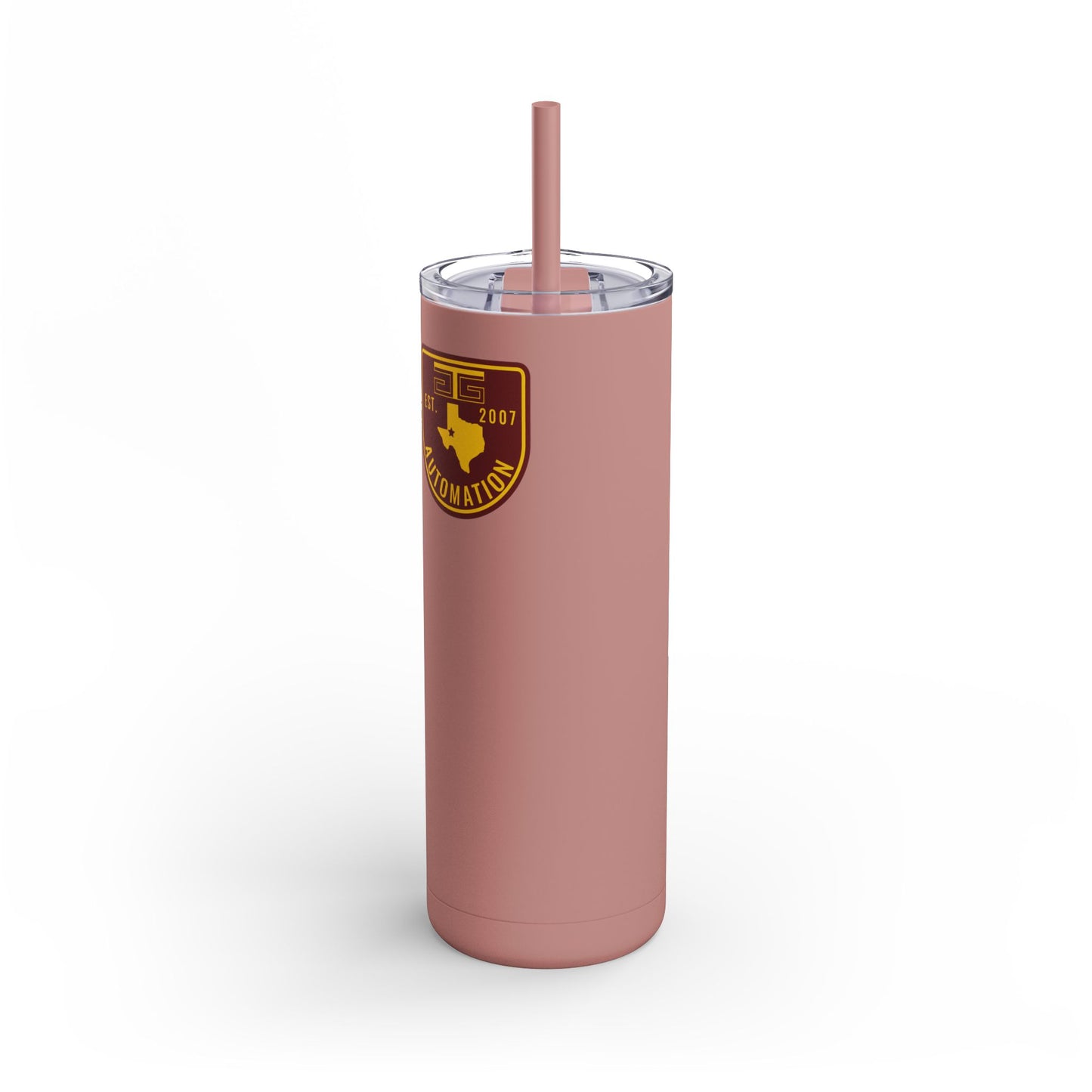 GTG Badge Logo Maars Maker Skinny Matte Tumbler, 20oz