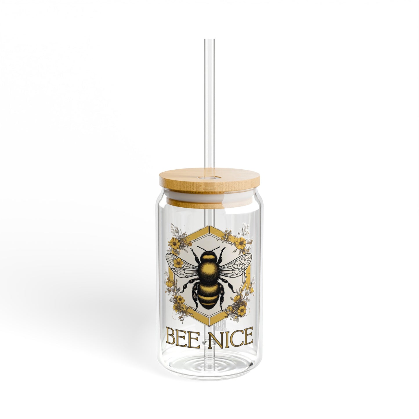 Bee Nice RDG Can Glass, 16oz