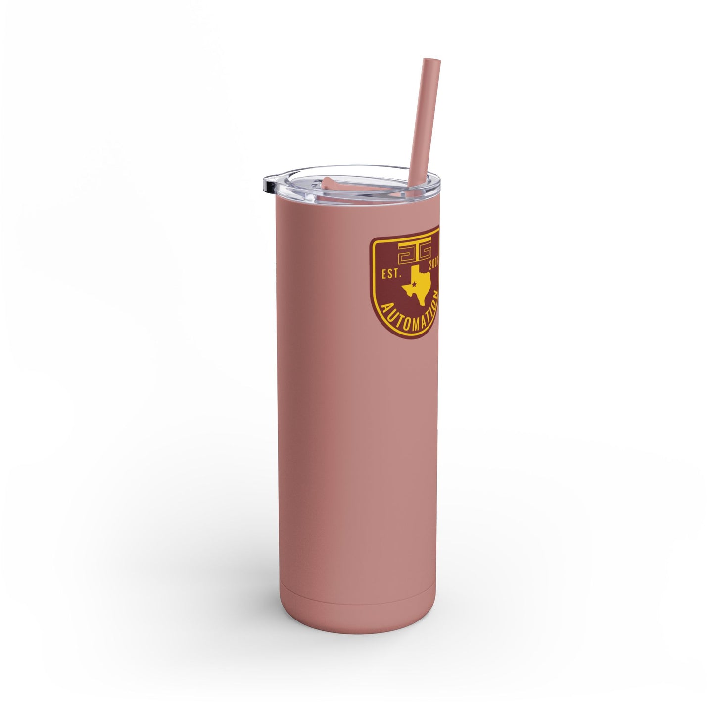 GTG Badge Logo Maars Maker Skinny Matte Tumbler, 20oz