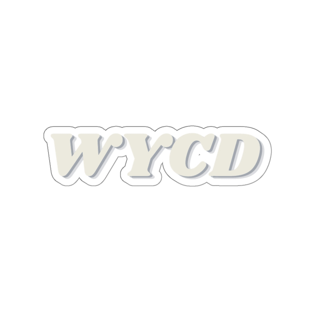 WYCD Kiss-Cut Stickers