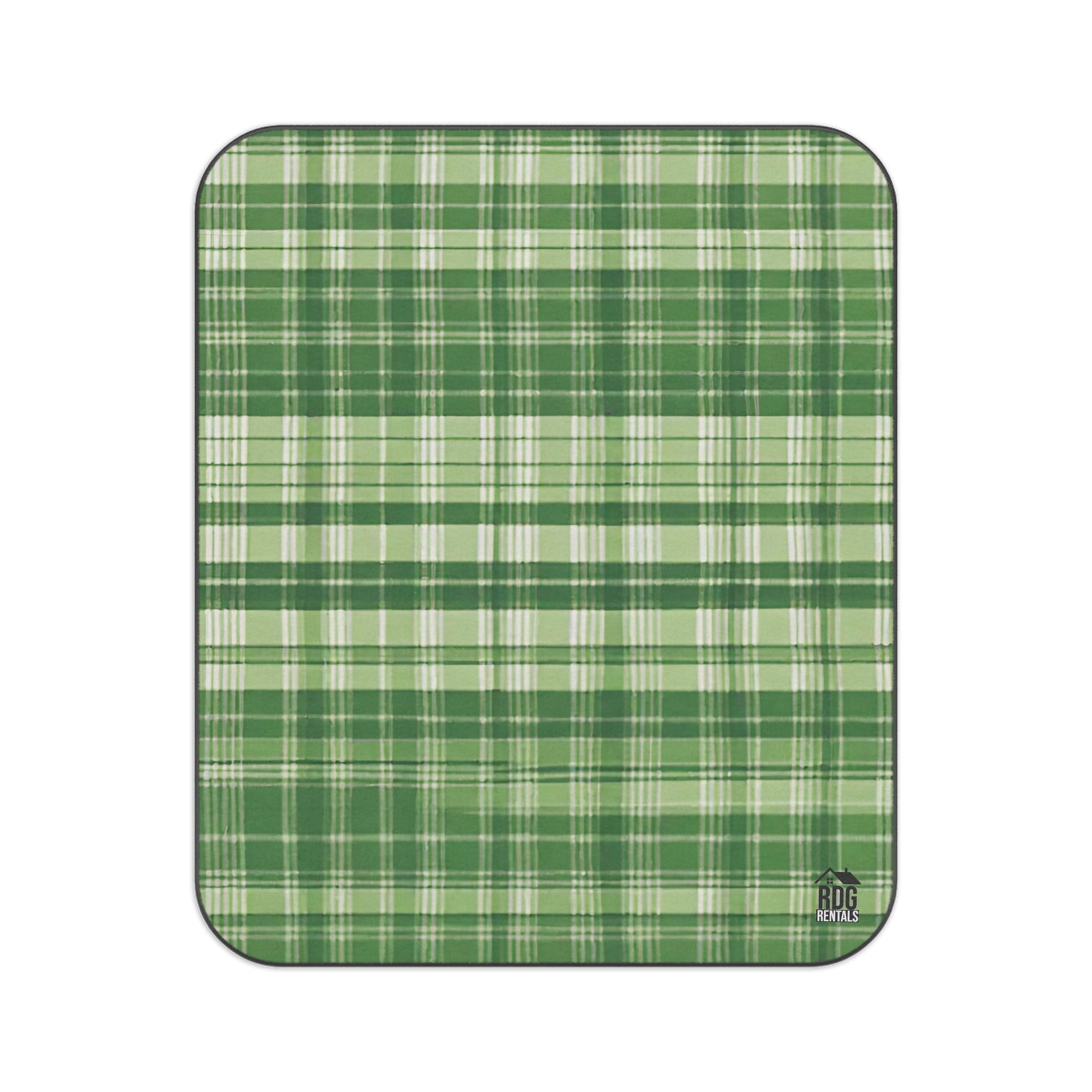 Green Plaid RDG Picnic Blanket