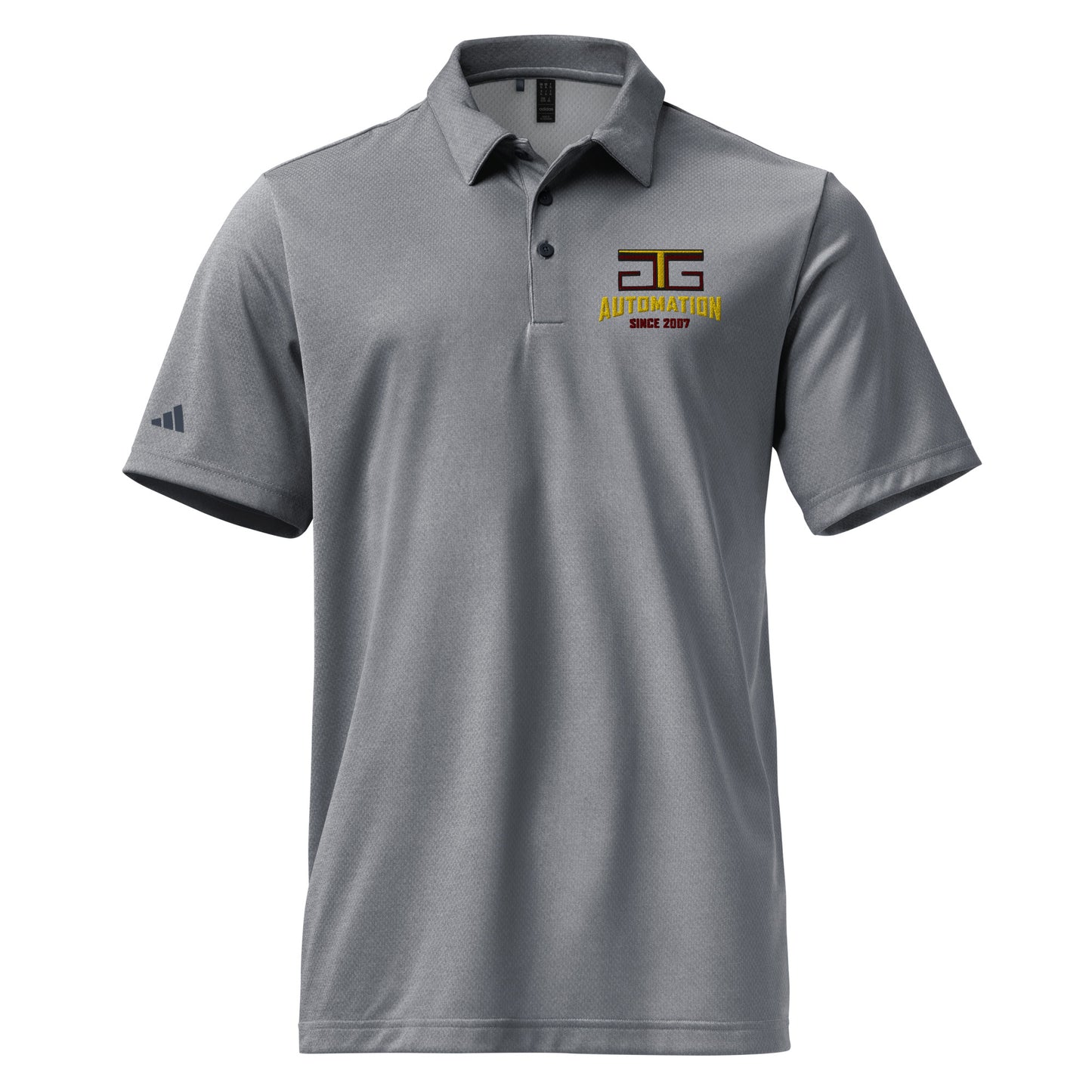 GTG Automation adidas space-dyed polo