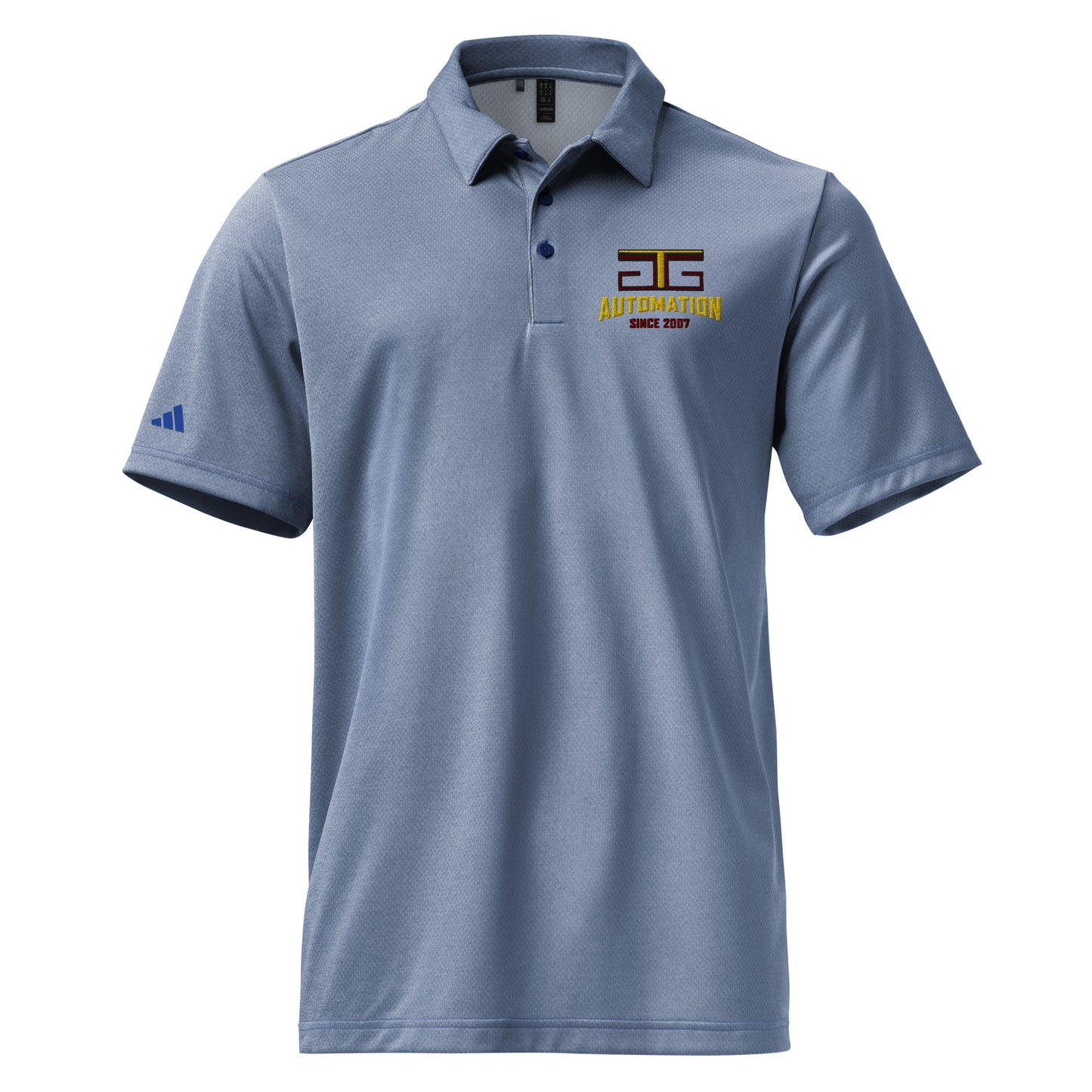 GTG Automation adidas space-dyed polo