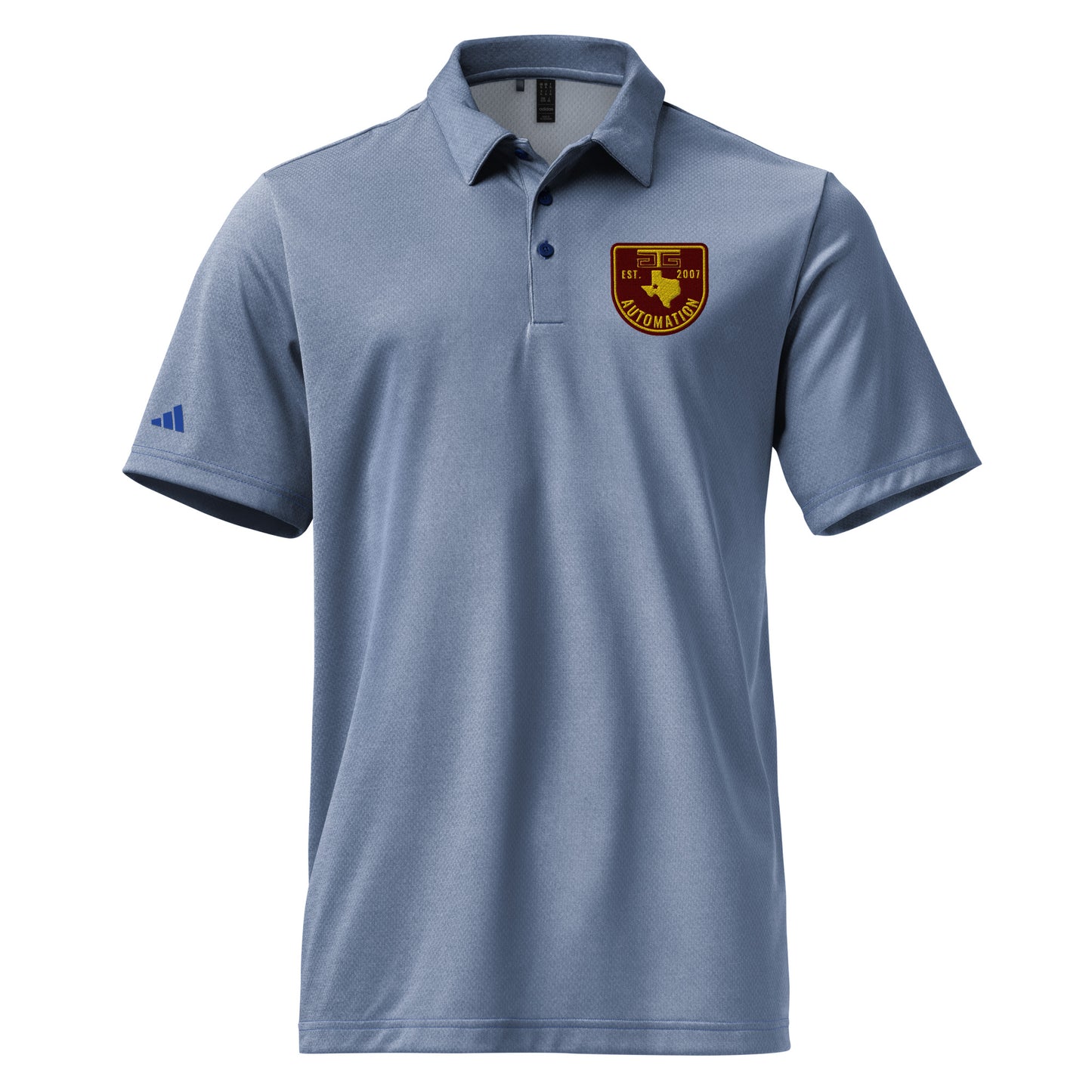 GTG Automation Badge adidas space-dyed polo