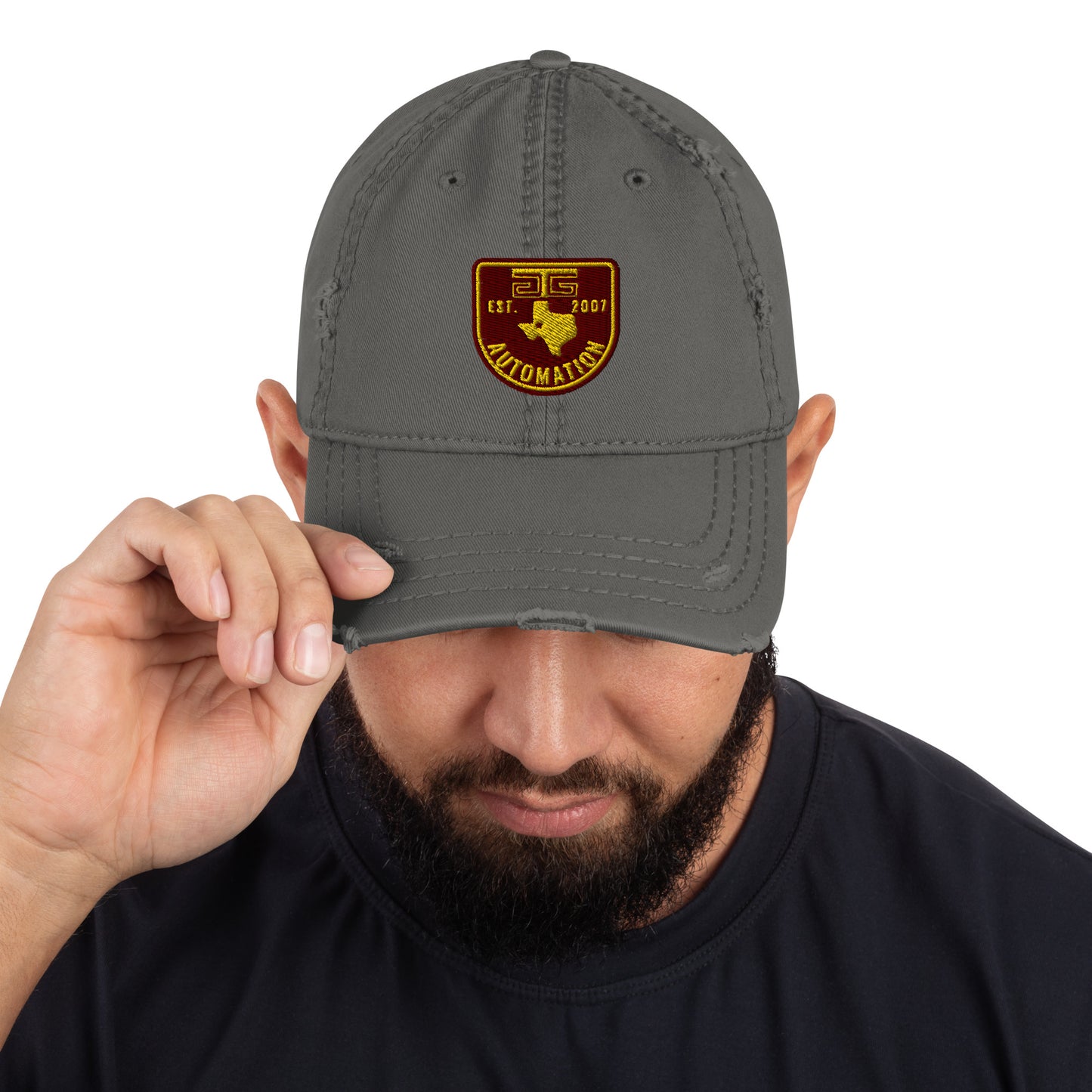 GTG Badge Distressed Dad Hat