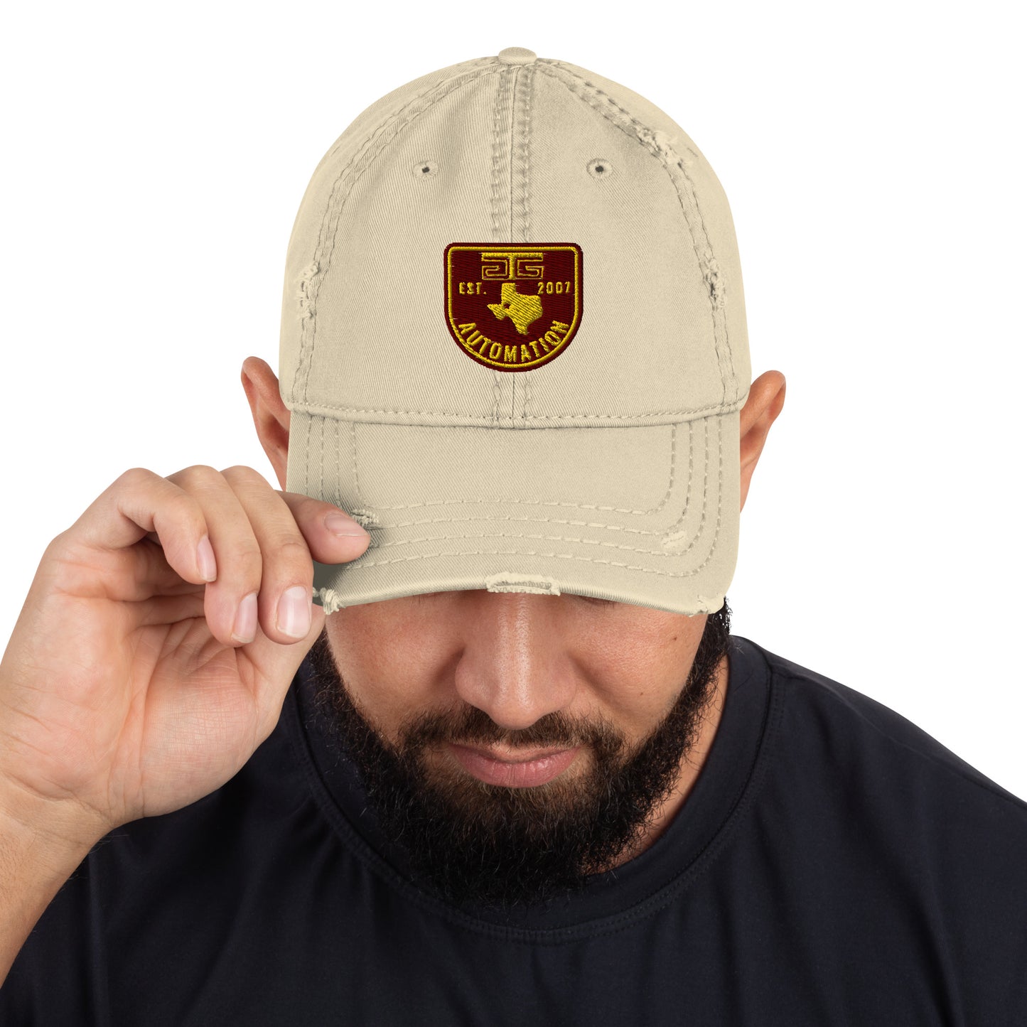GTG Badge Distressed Dad Hat