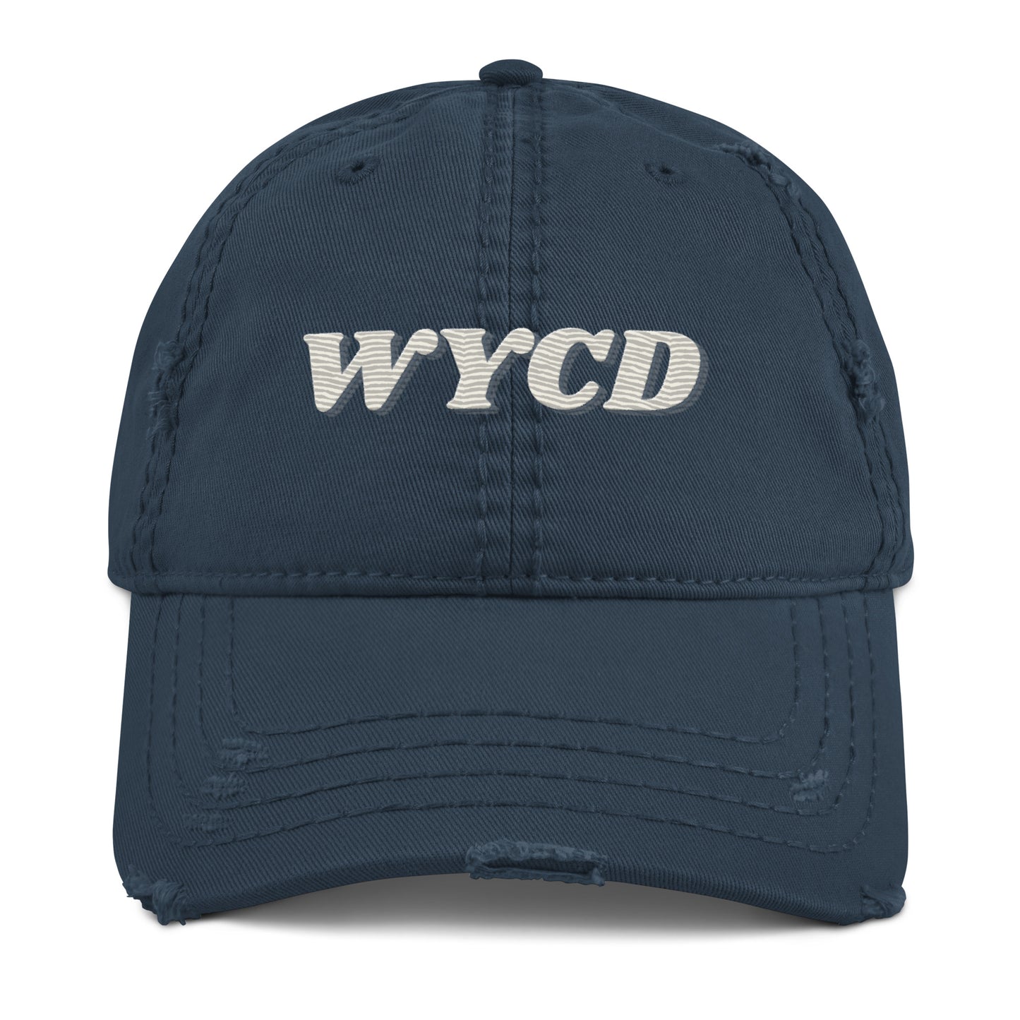 WYCD Distressed Dad Hat