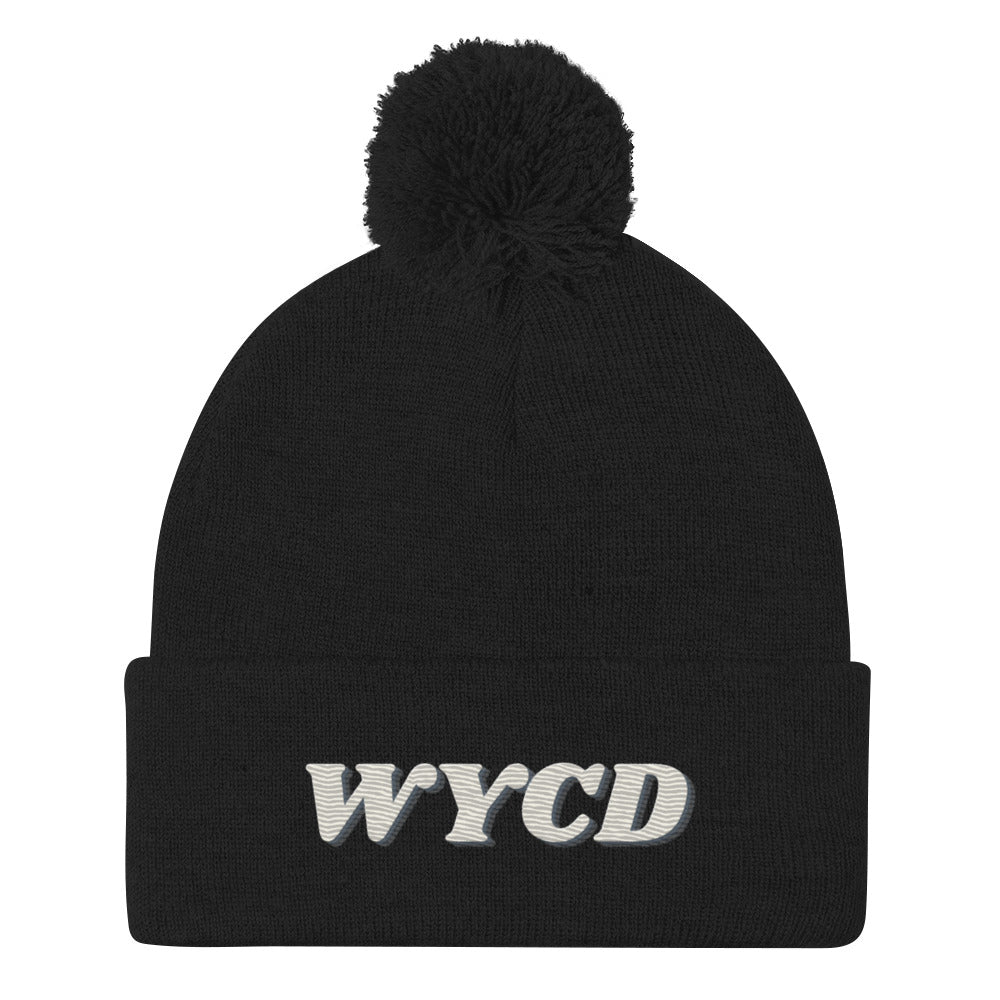 WYCD Pom-Pom Beanie