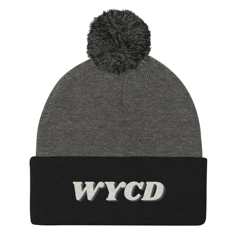 WYCD Pom-Pom Beanie