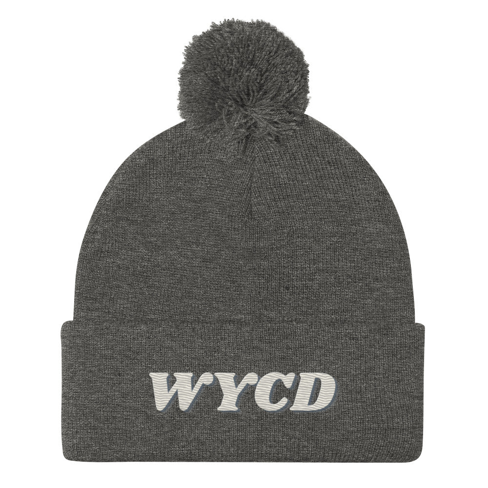 WYCD Pom-Pom Beanie