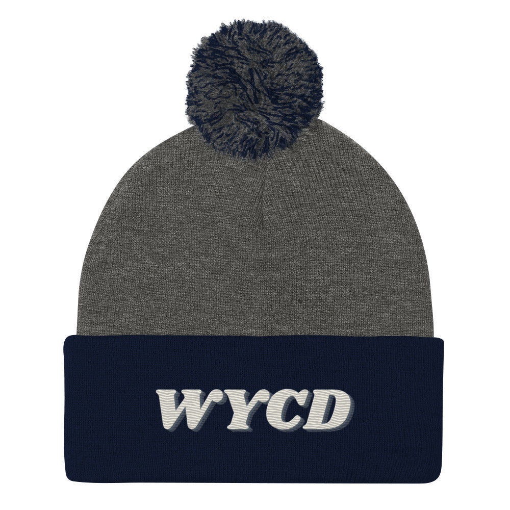 WYCD Pom-Pom Beanie