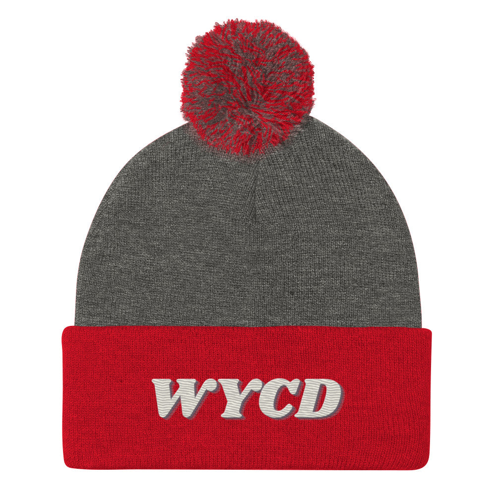 WYCD Pom-Pom Beanie