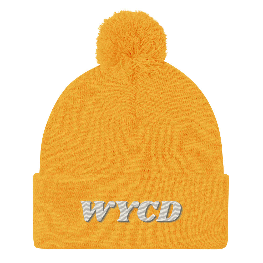 WYCD Pom-Pom Beanie