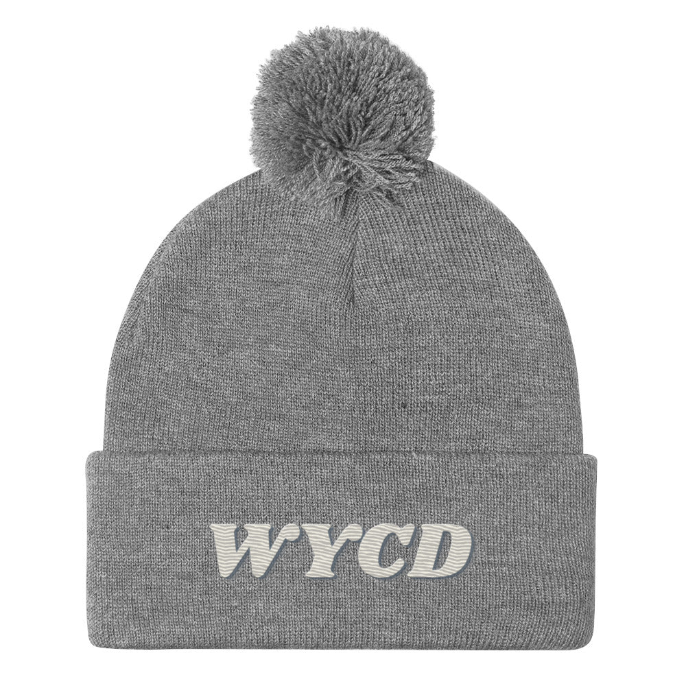 WYCD Pom-Pom Beanie