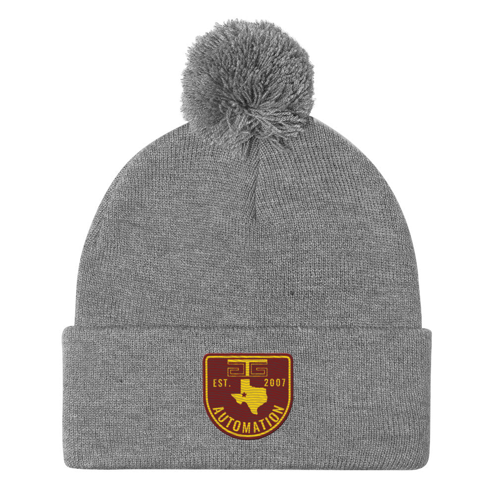 GTG Badge Pom-Pom Beanie