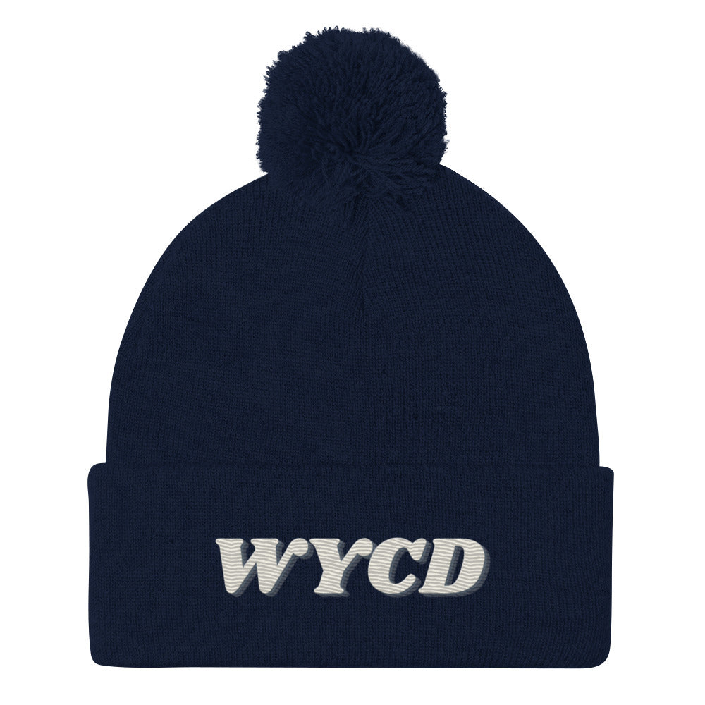 WYCD Pom-Pom Beanie