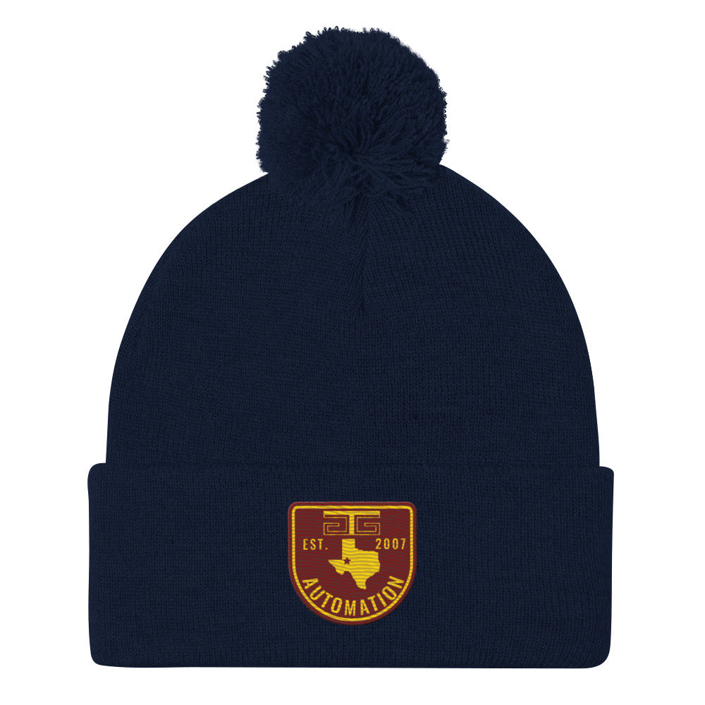 GTG Badge Pom-Pom Beanie