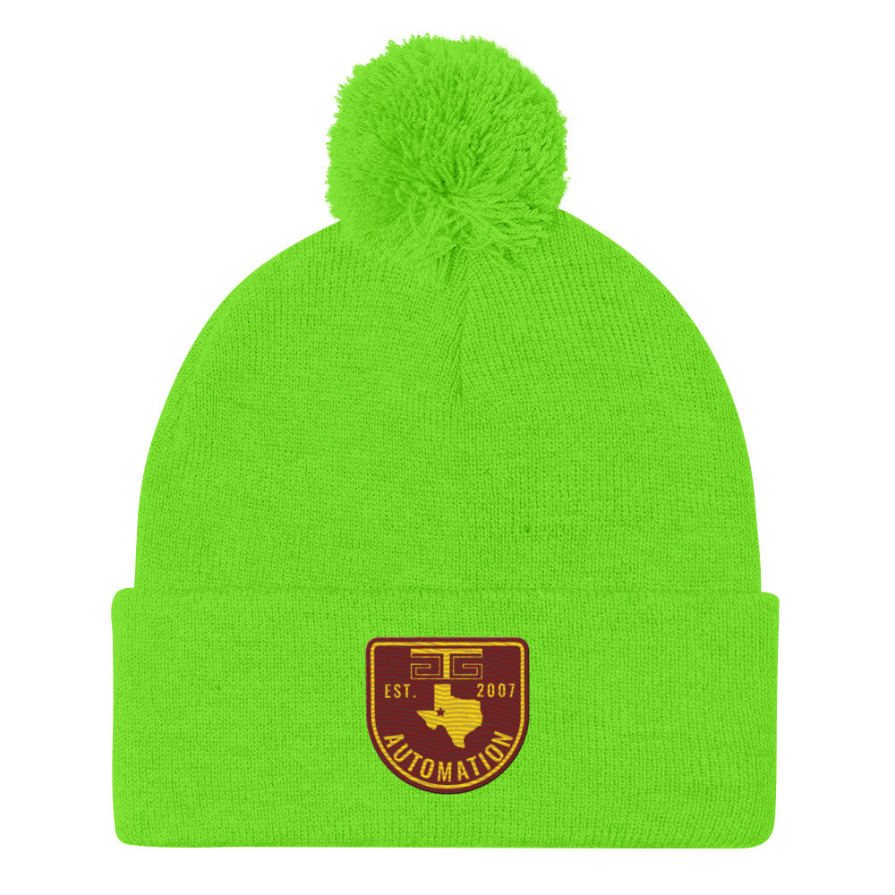 GTG Badge Pom-Pom Beanie