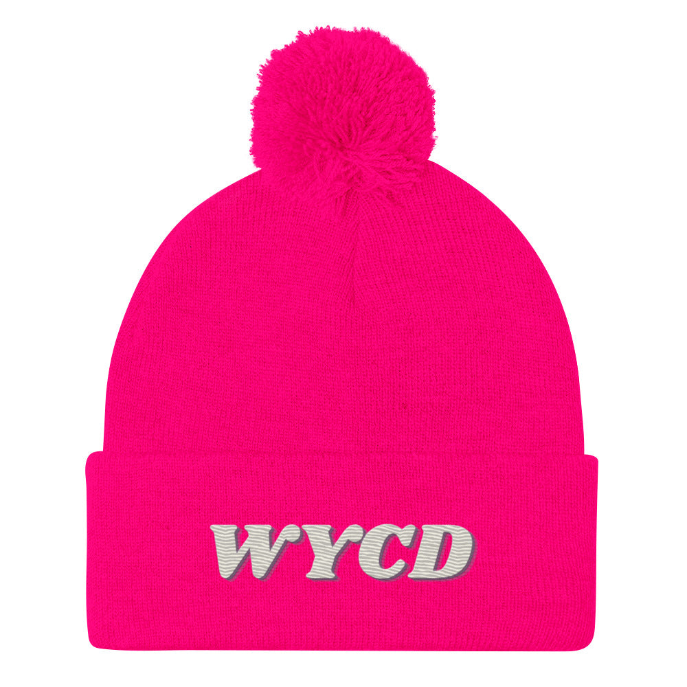 WYCD Pom-Pom Beanie