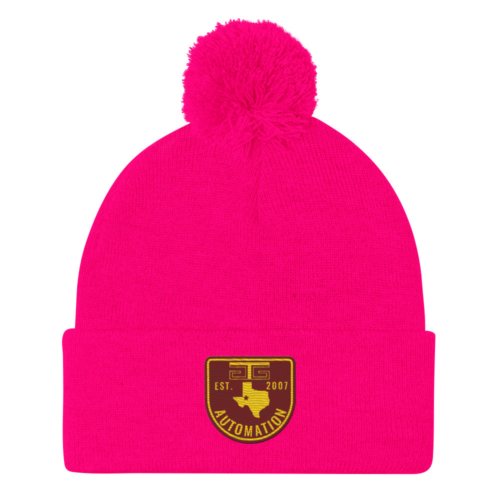 GTG Badge Pom-Pom Beanie