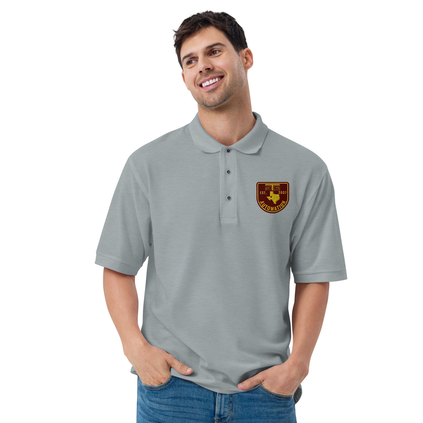 GTG Automation Badge Men's Premium Polo