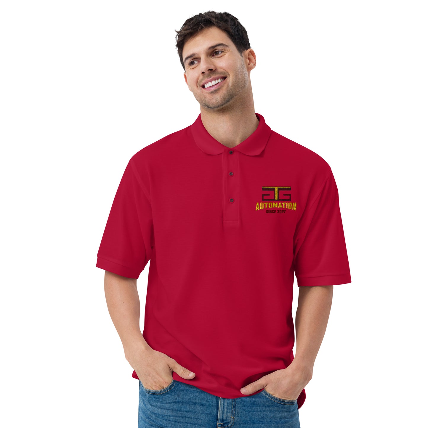 GTG Automation Men's Premium Polo