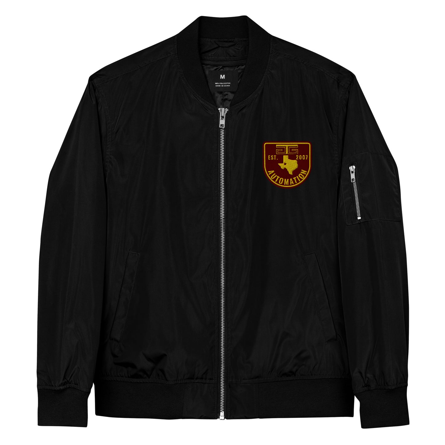 GTG Badge Premium recycled bomber jacket