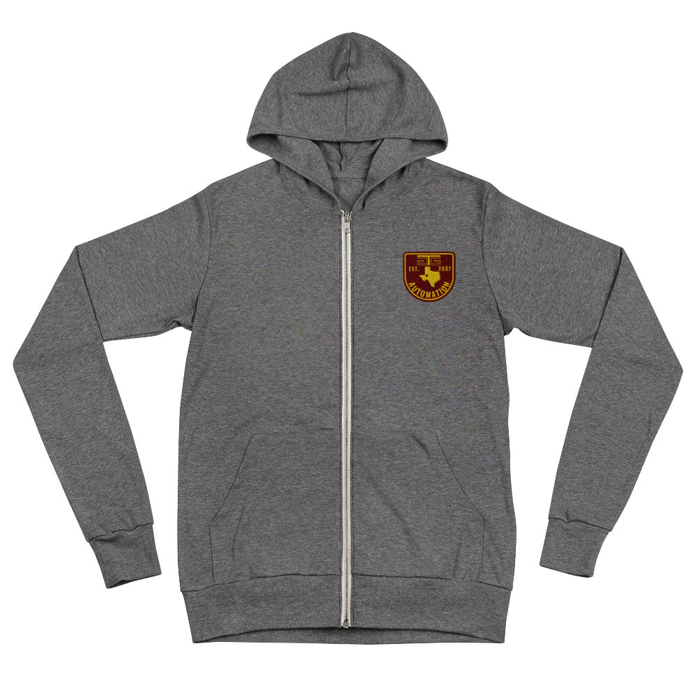 GTG Badge Unisex zip hoodie