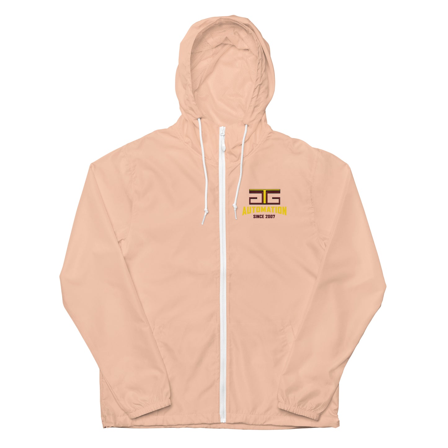 GTG Unisex lightweight zip up windbreaker