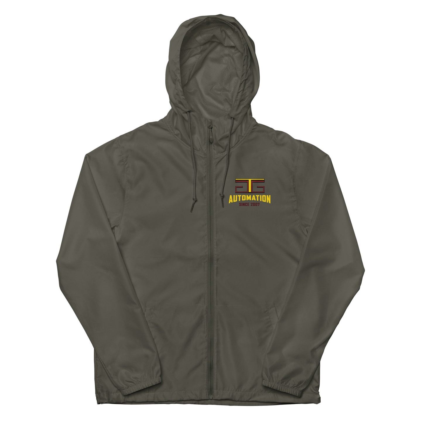 GTG Unisex lightweight zip up windbreaker