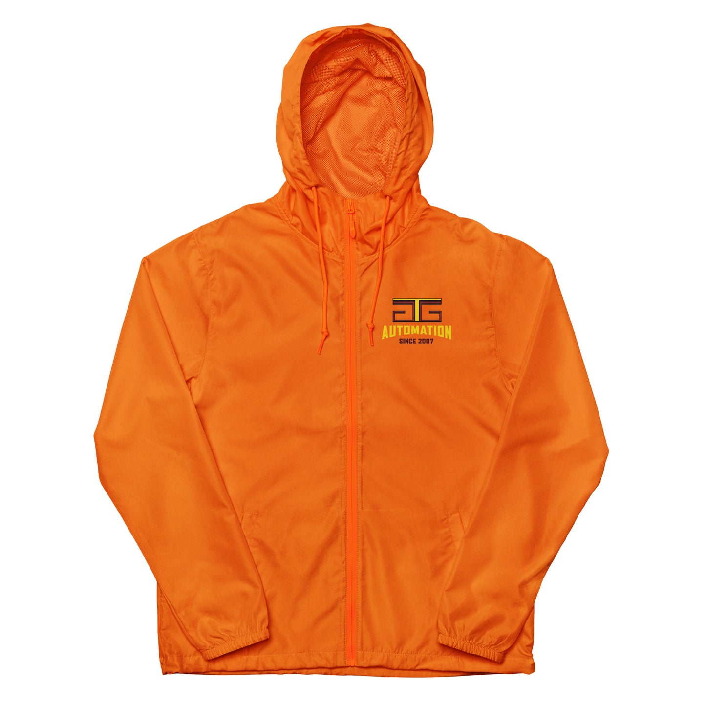 GTG Unisex lightweight zip up windbreaker