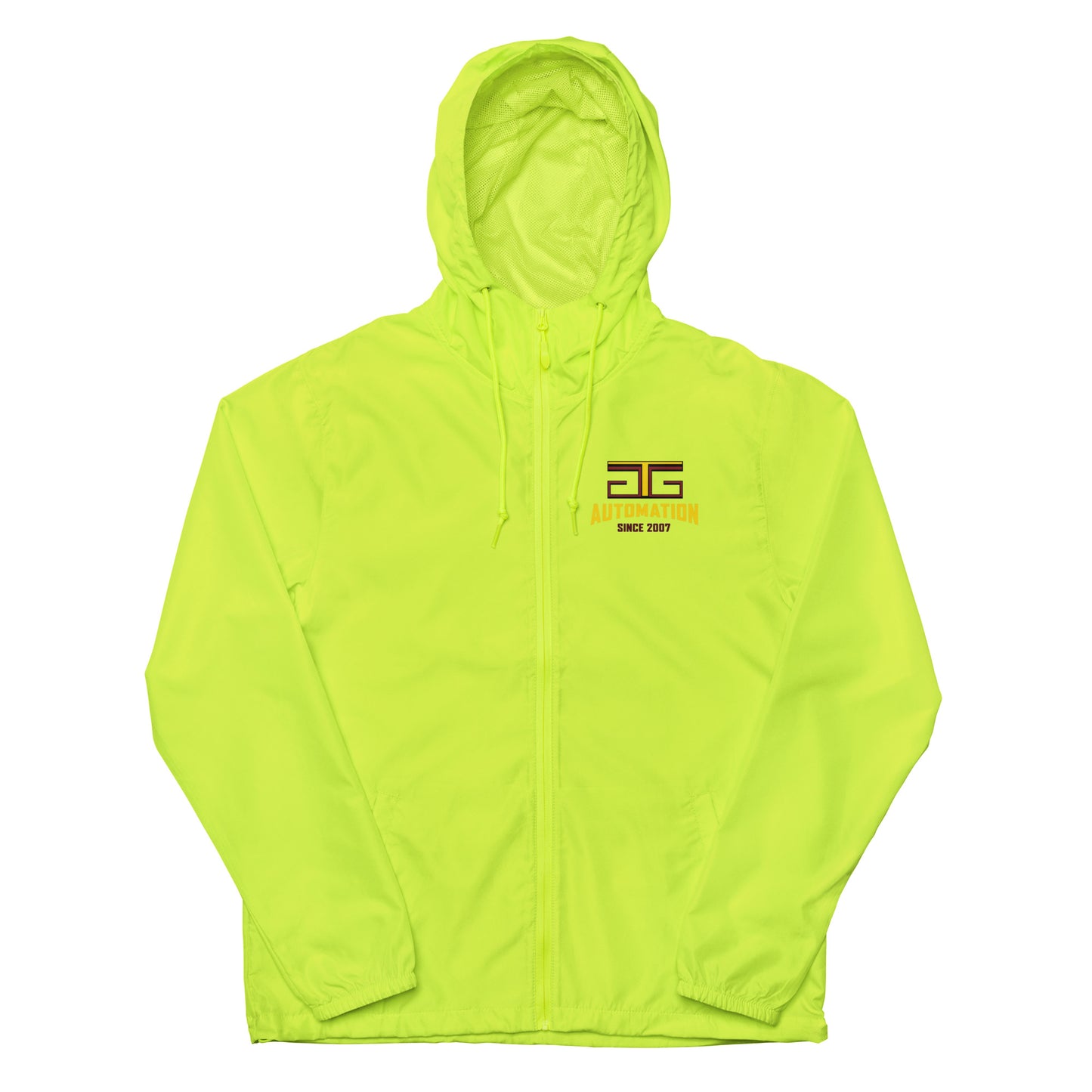 GTG Unisex lightweight zip up windbreaker