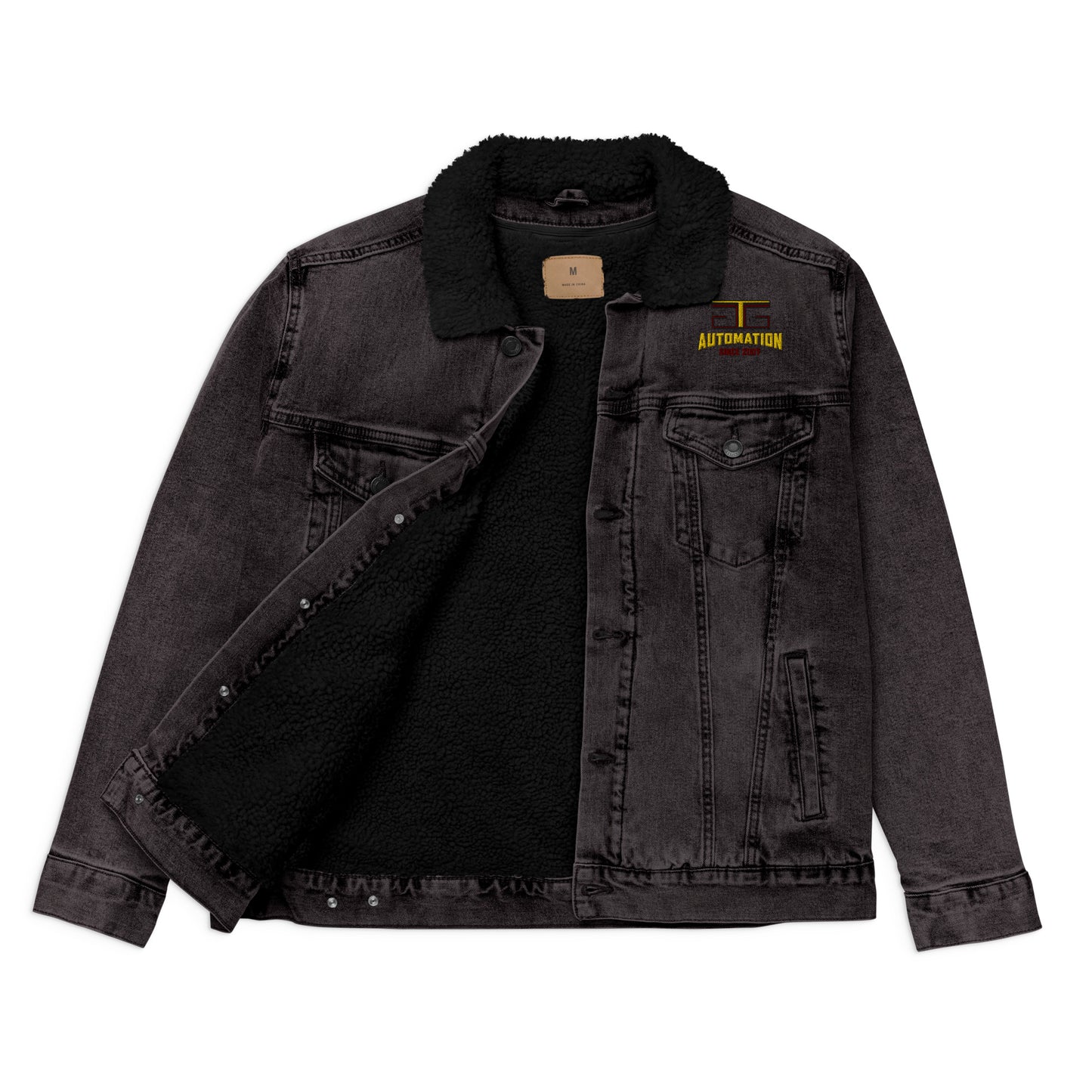 GTG Unisex denim sherpa jacket