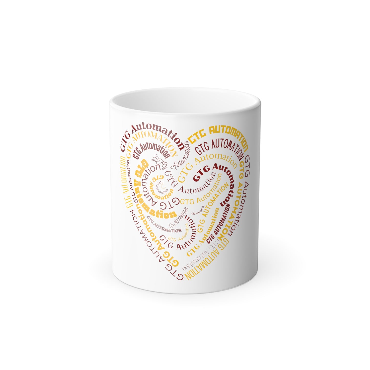 GTG Heart Color Morphing Mug, 11oz