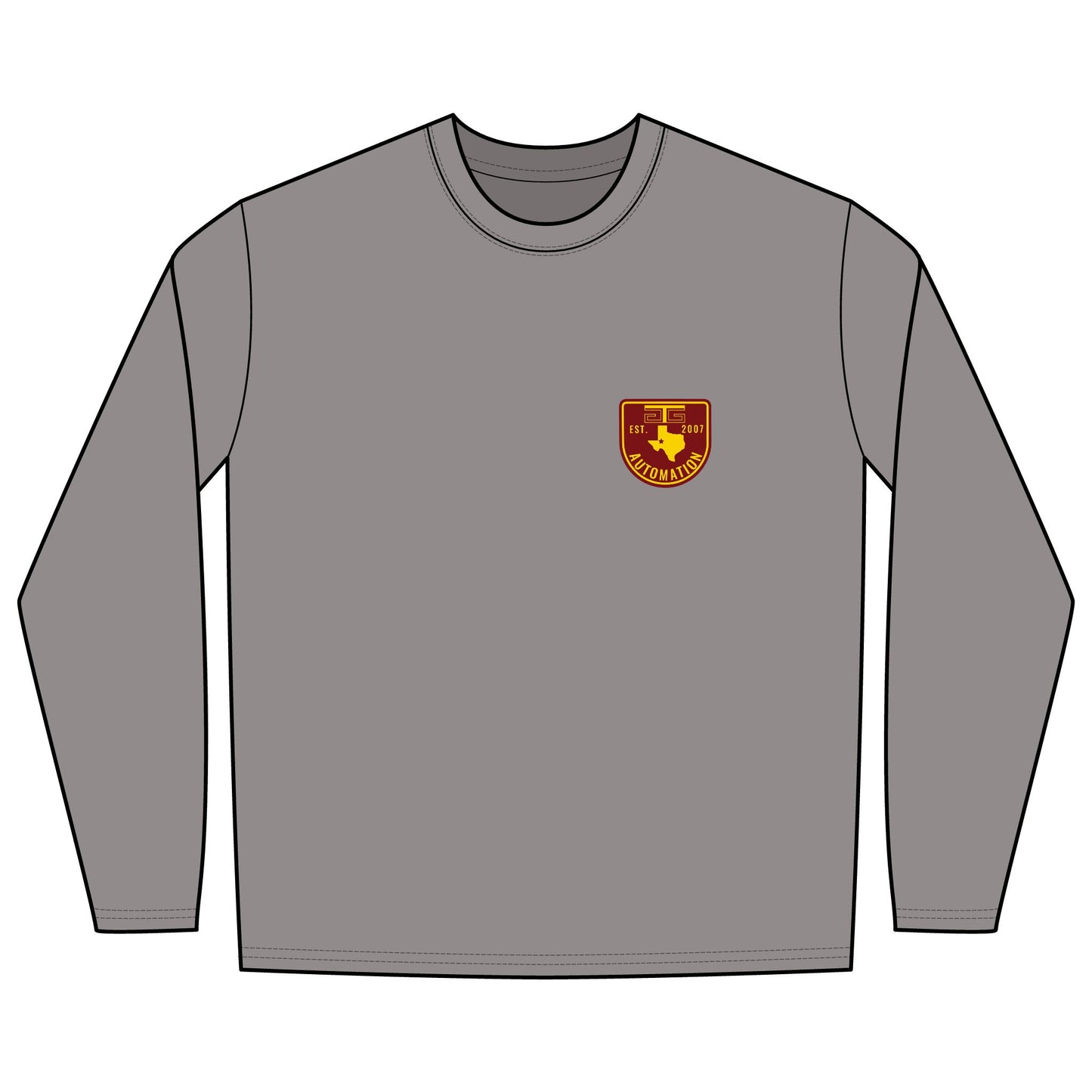 GTG Badge Long Sleeve Heather Colorblock Contender Tee