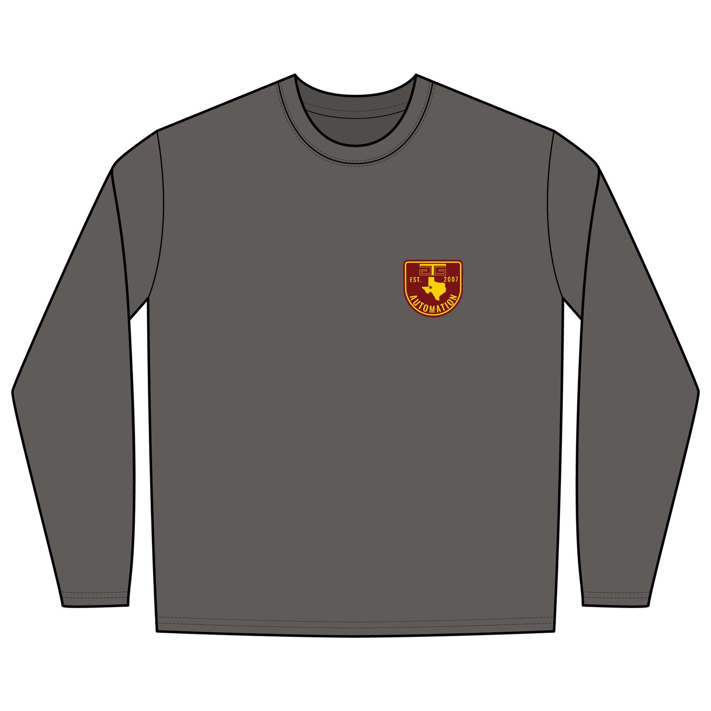 GTG Badge Long Sleeve Heather Colorblock Contender Tee