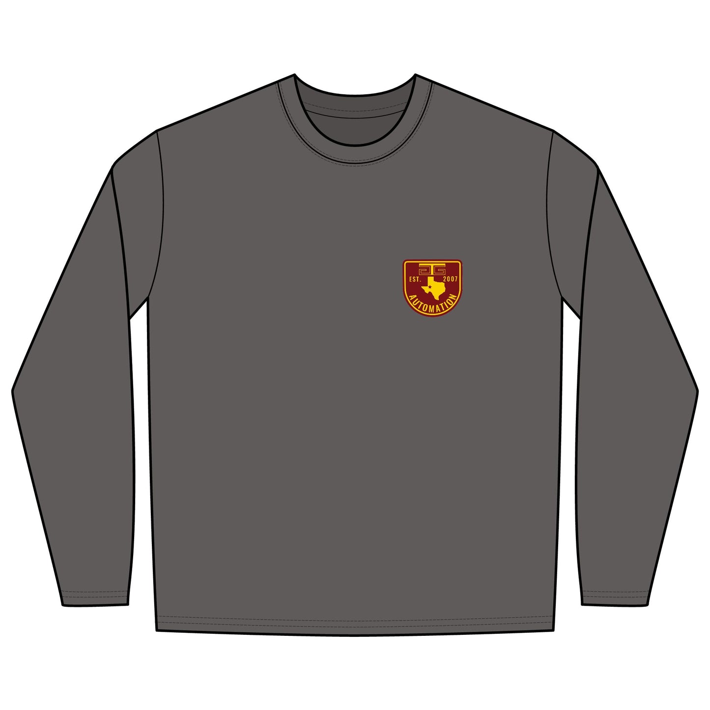 GTG Badge Long Sleeve Heather Colorblock Contender Tee