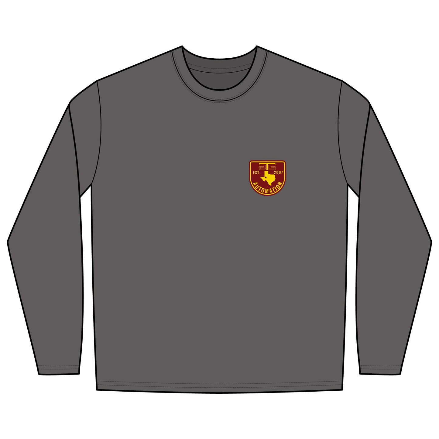 GTG Badge Long Sleeve Heather Colorblock Contender Tee