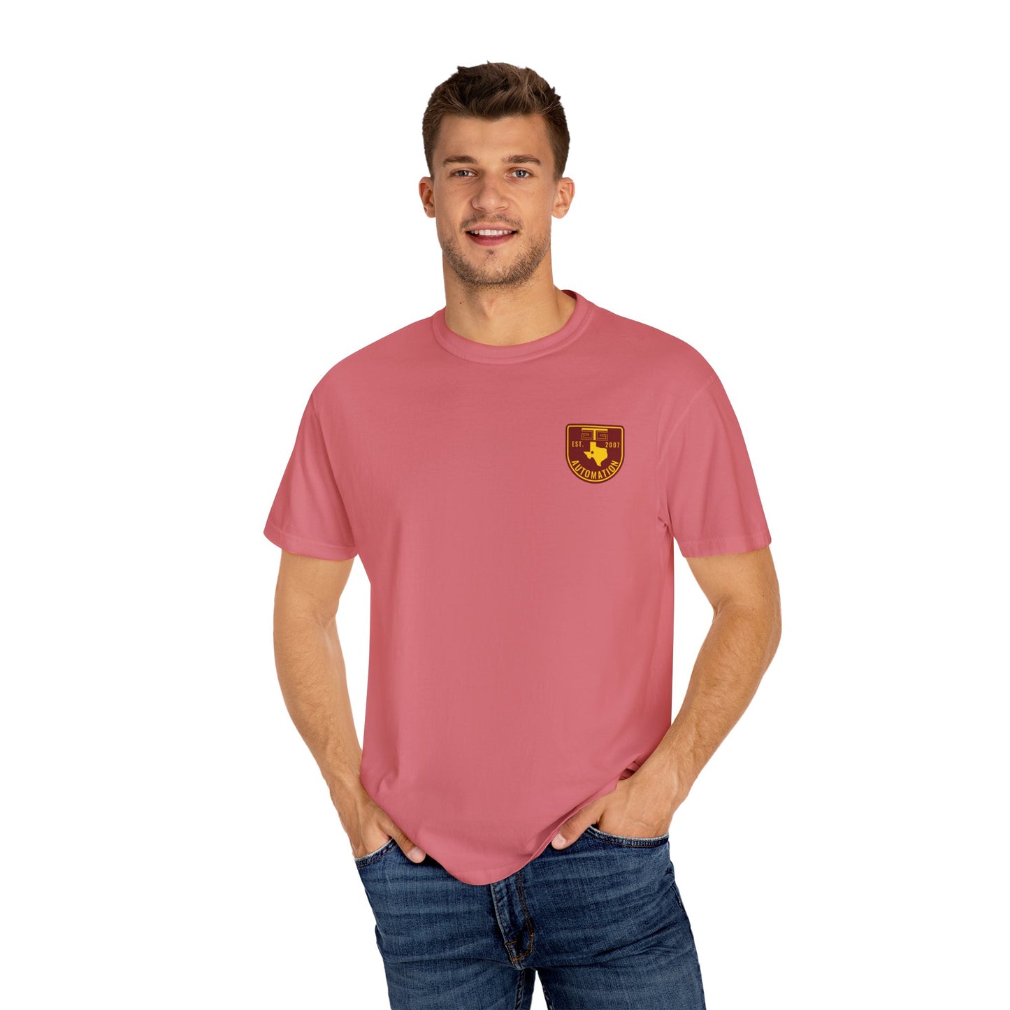 Volts Wagon GTG Automation Color Badge Logo T-shirt