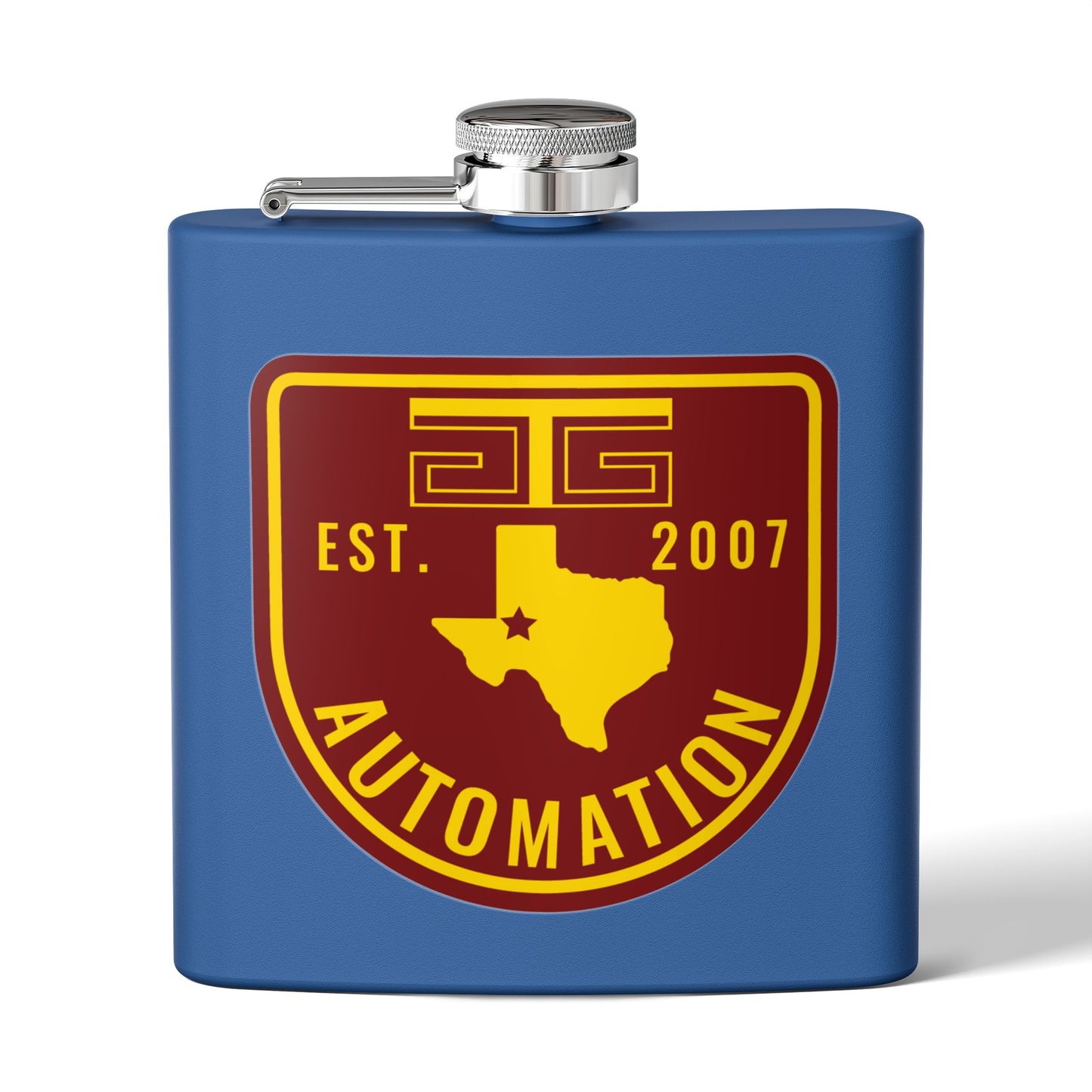 GTG Automation Stainless Steel Flask, 6oz