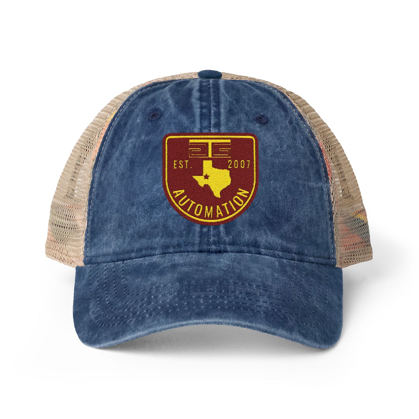 GTG Automation Women's Washed Mesh-Back Cap
