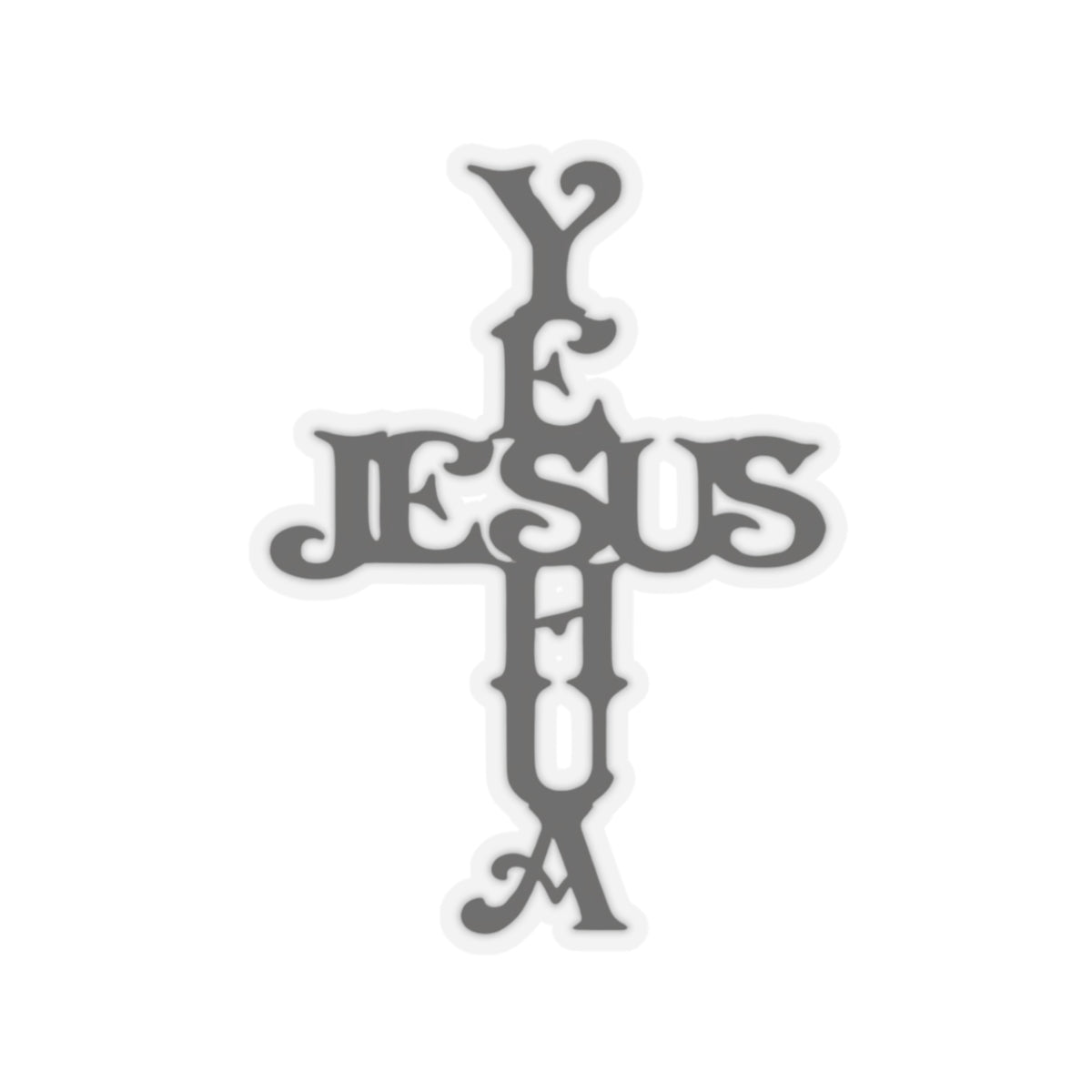 WYCD Cross Kiss-Cut Stickers