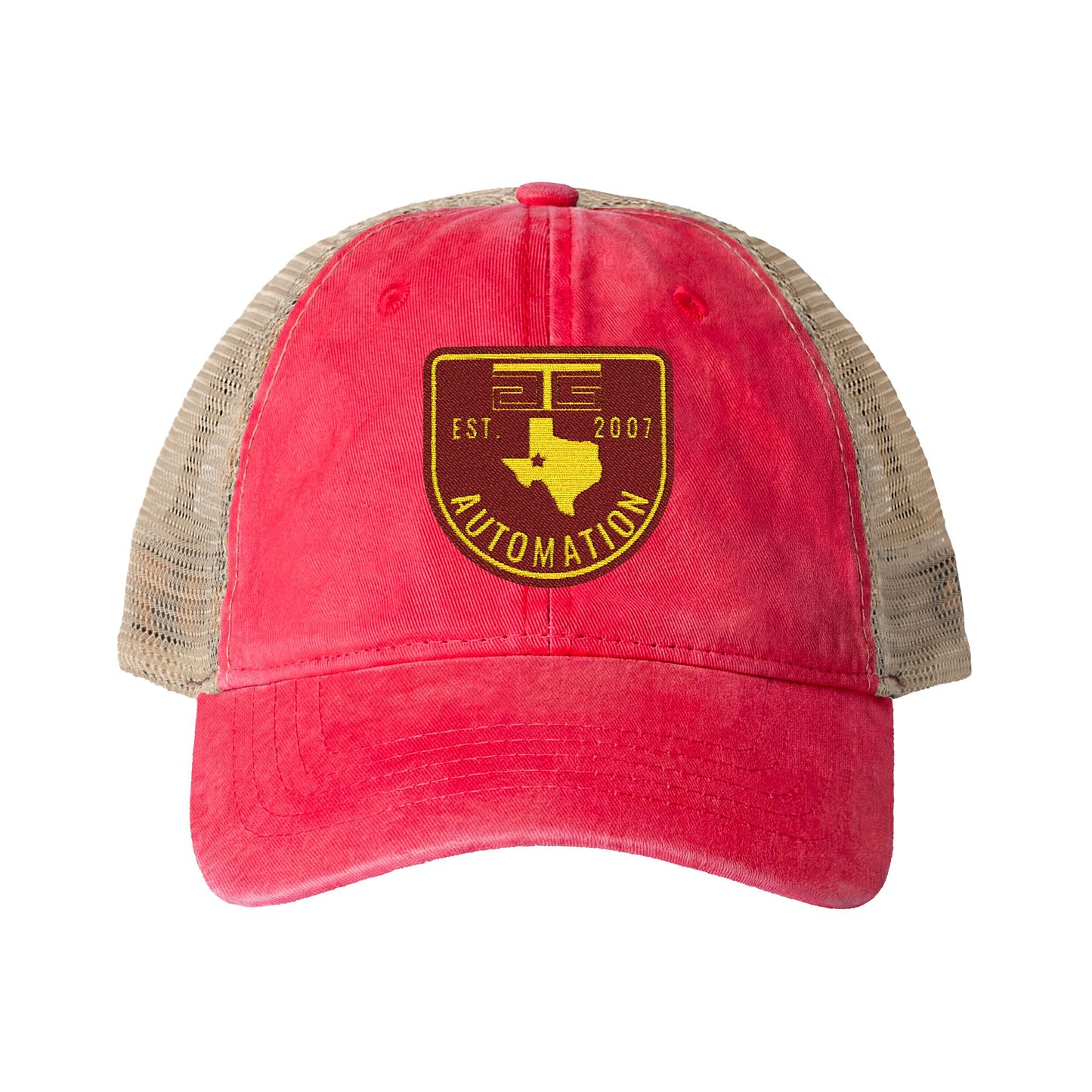 GTG Automation Women's Washed Mesh-Back Cap